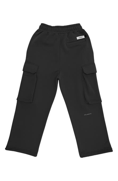Students Highlands Cargo Sweatpants In Black