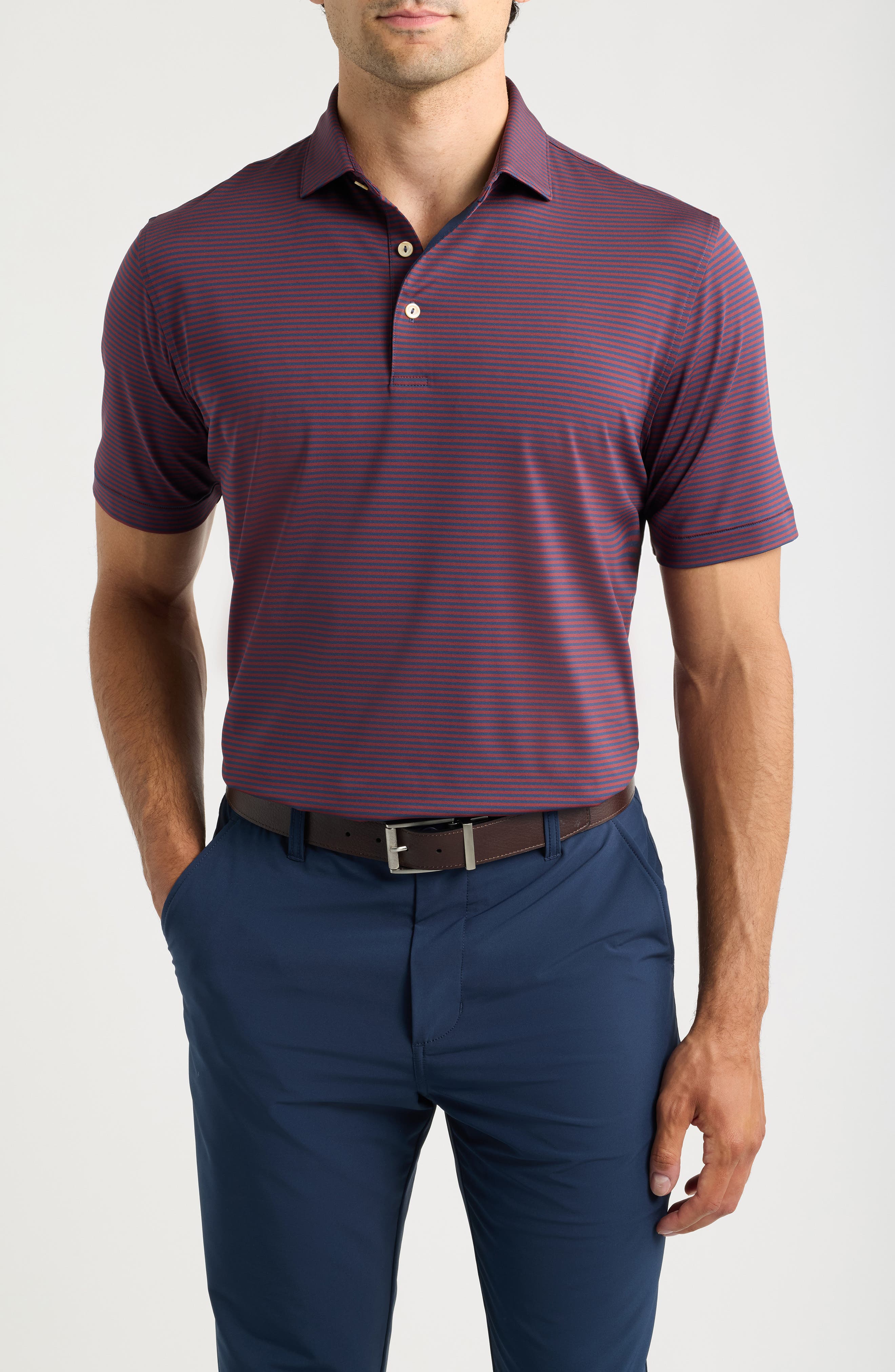 selected NAVY / BORDEAUX