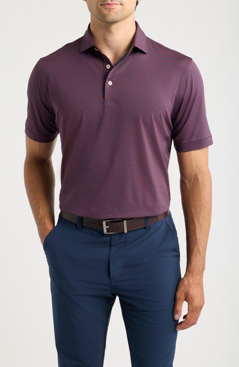 Hales Stripe Summer Comfort Performance Jersey Polo