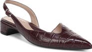 Naturalizer Rhett Leather Pointed Toe Slingback Pump
