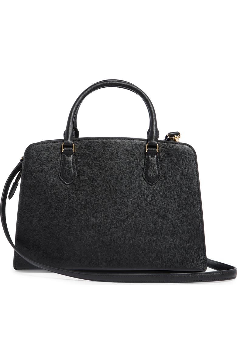 Kate Spade New York addie pebbled leather satchel bag, Alternate, color, Black