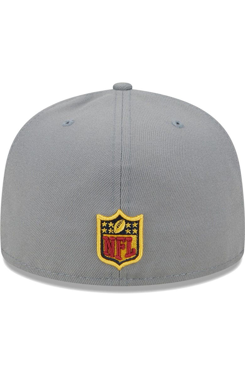 New Era Men's New Era Gray New York Giants Color Pack 59FIFTY Fitted Hat, Alternate, color,
