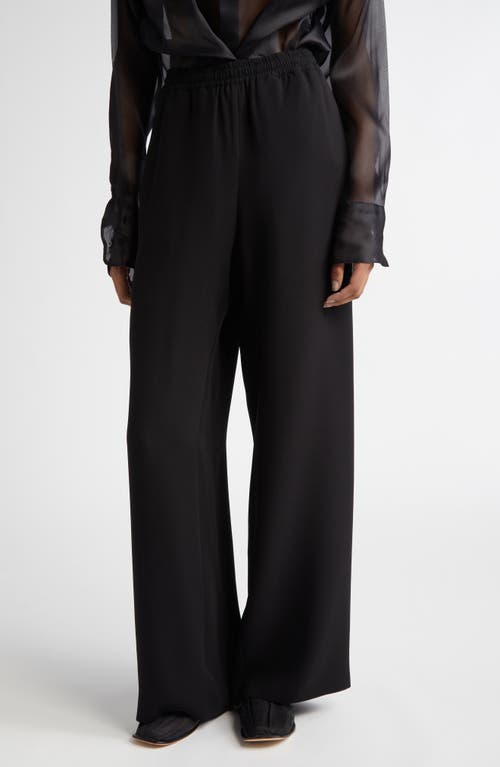 SETCHU Cady Silk Pajama Pants in Black 