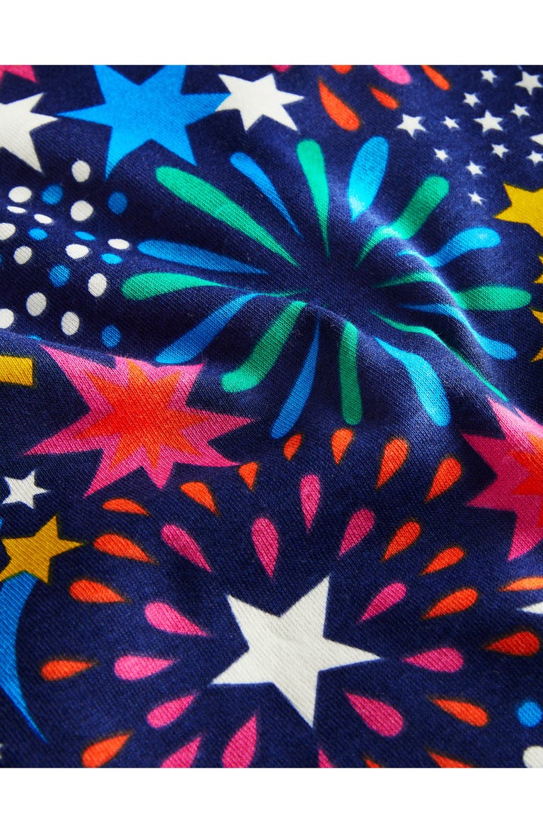 Mini Boden Kids' Glow in the Dark Two-Piece Fitted Pajamas, Alternate, color, 