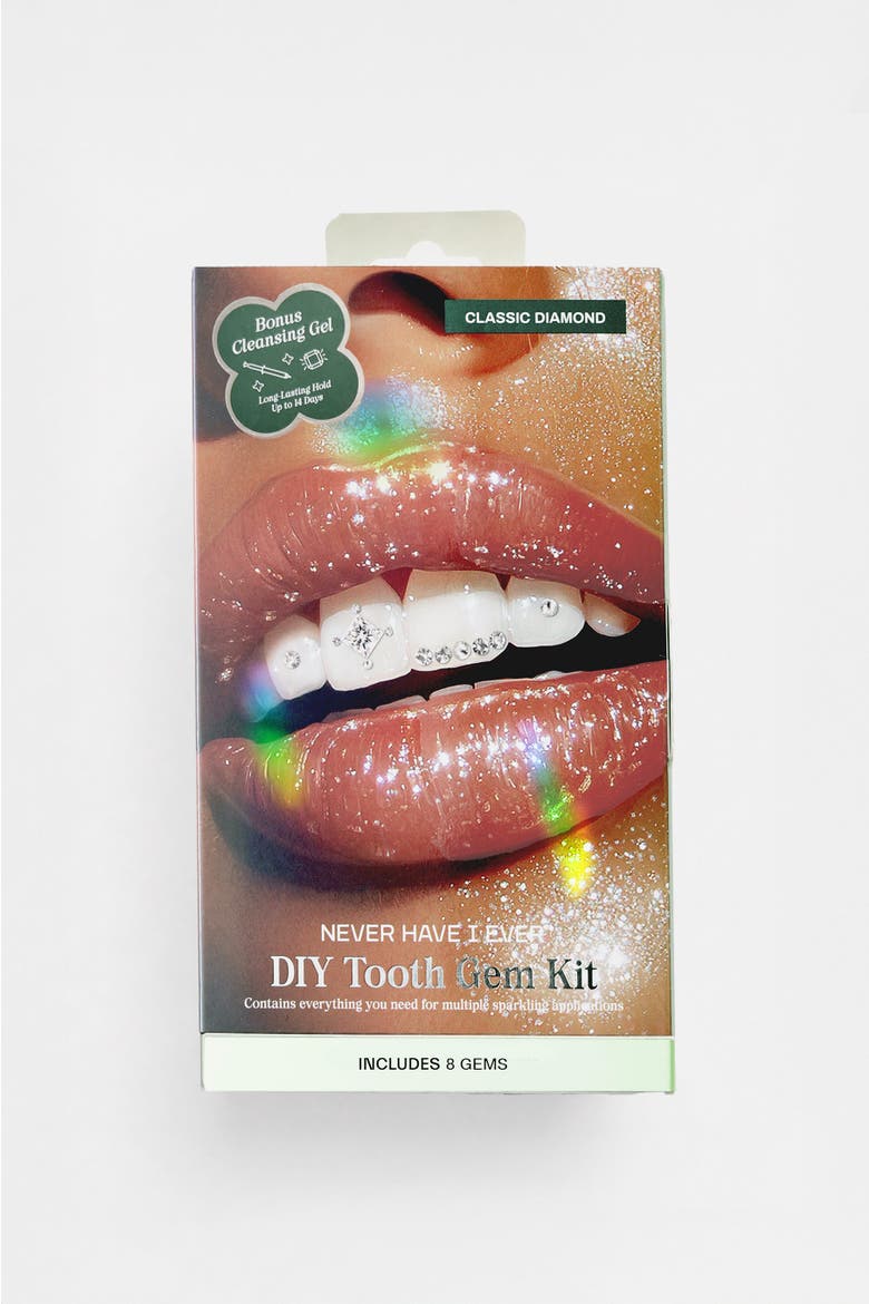 Classic Diamond Diy Tooth Gem Kit, Main, color, White
