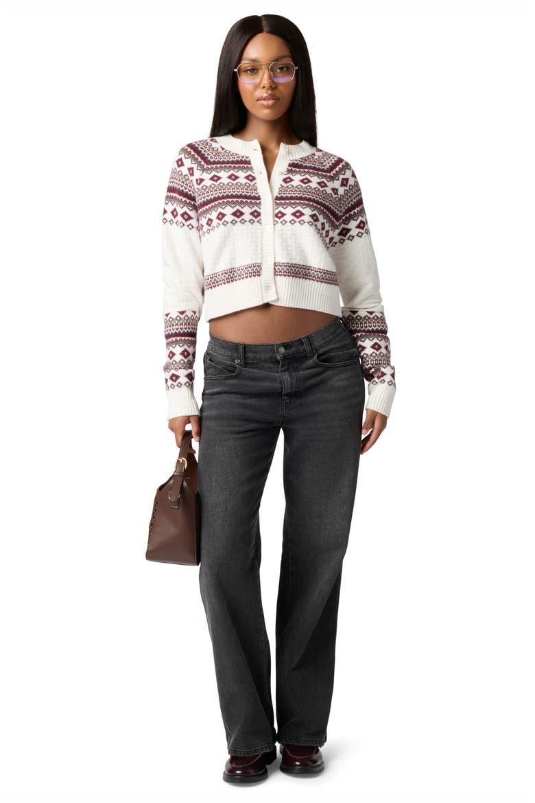 Dust Diamonds Cardigan, Alternate, color, JET STREAM COMBO