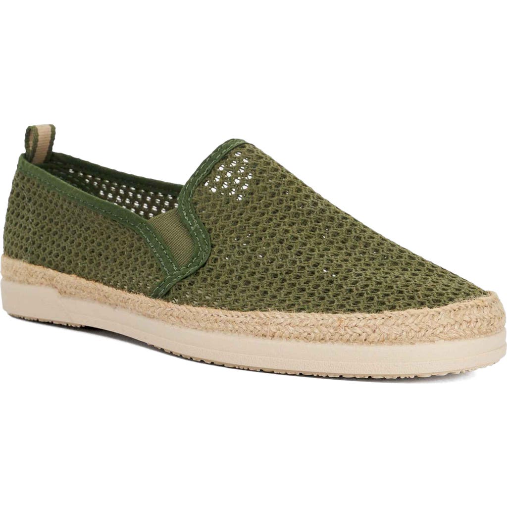 Dune London Fisherr Slip-on Sneaker In Khaki