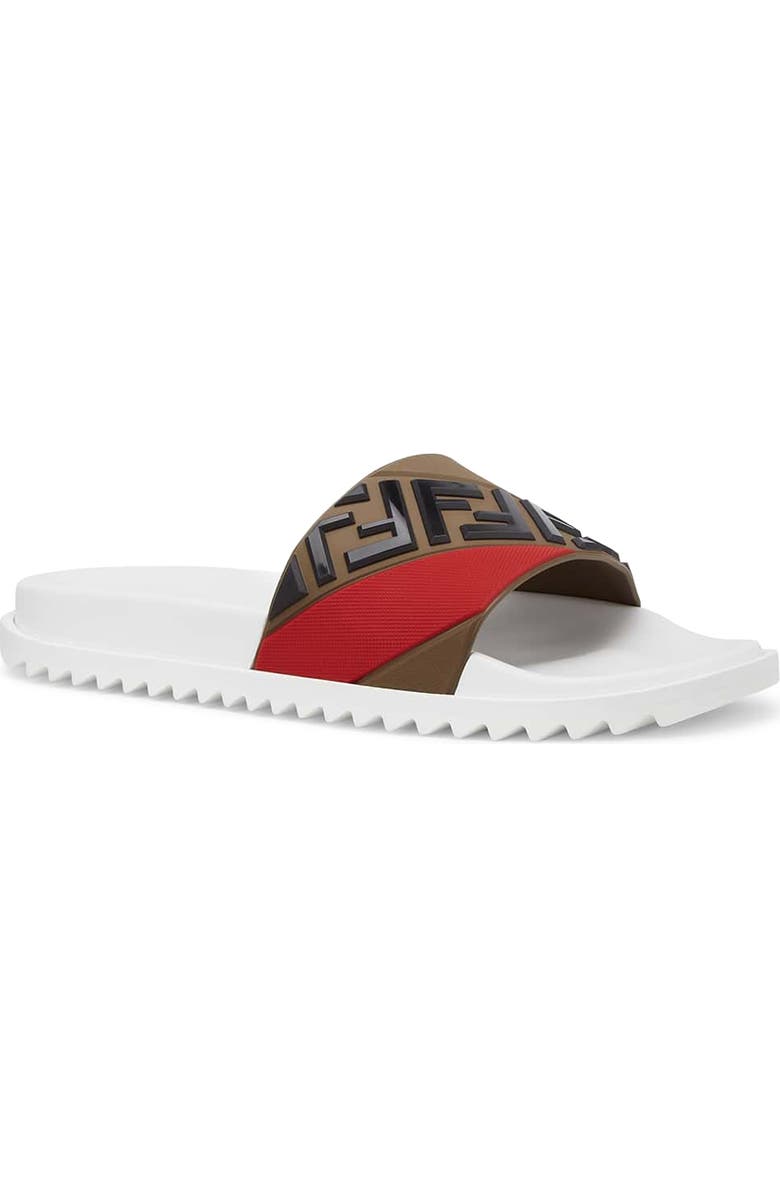 Fendi Logo Sport Slide, Main, color,