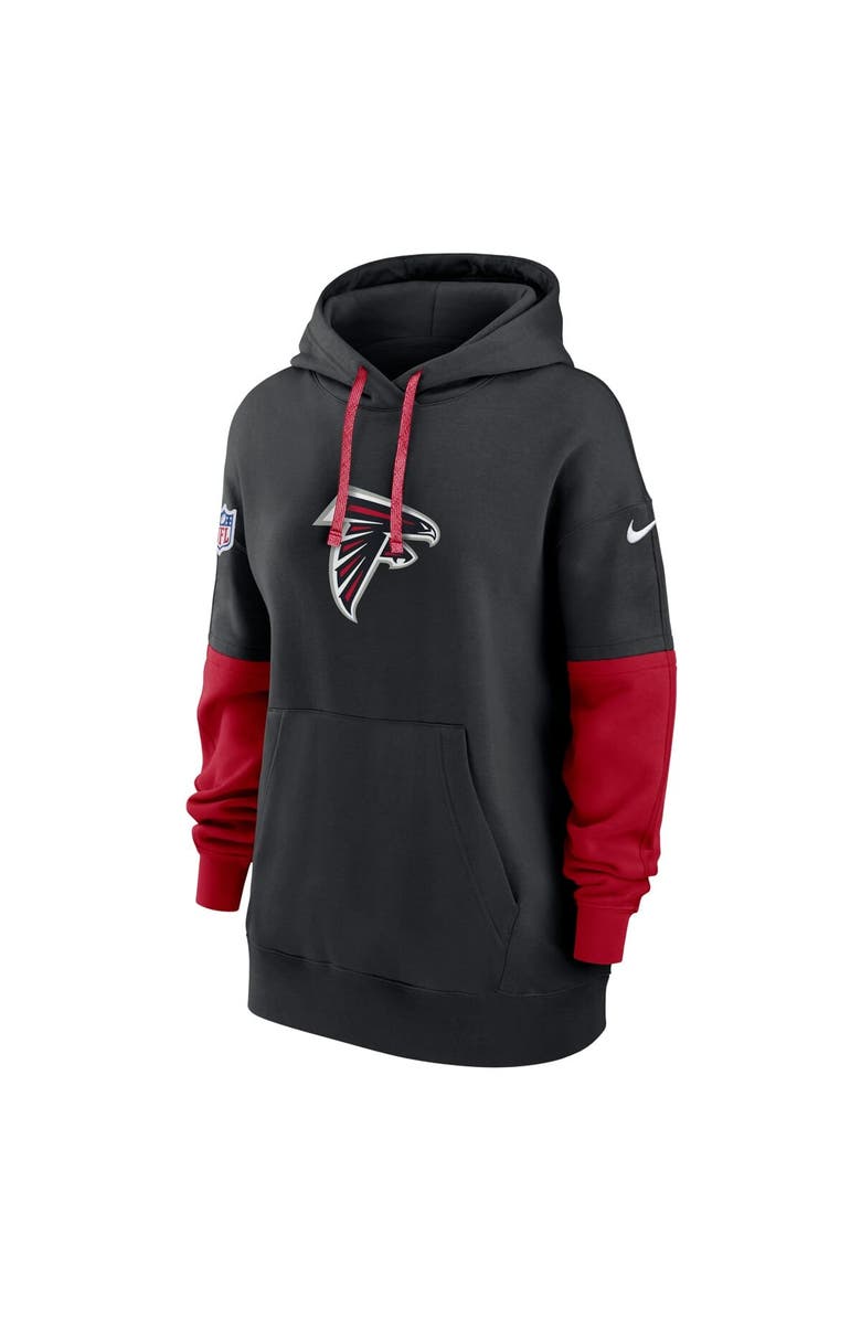 Nike Women's Nike Black Atlanta Falcons 2024 Sideline Essential Fleece Pullover Hoodie, Alternate, color, Black