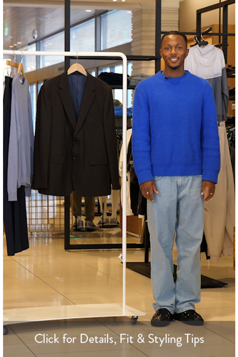 Slim Fit Wool Blend Sport Coat video