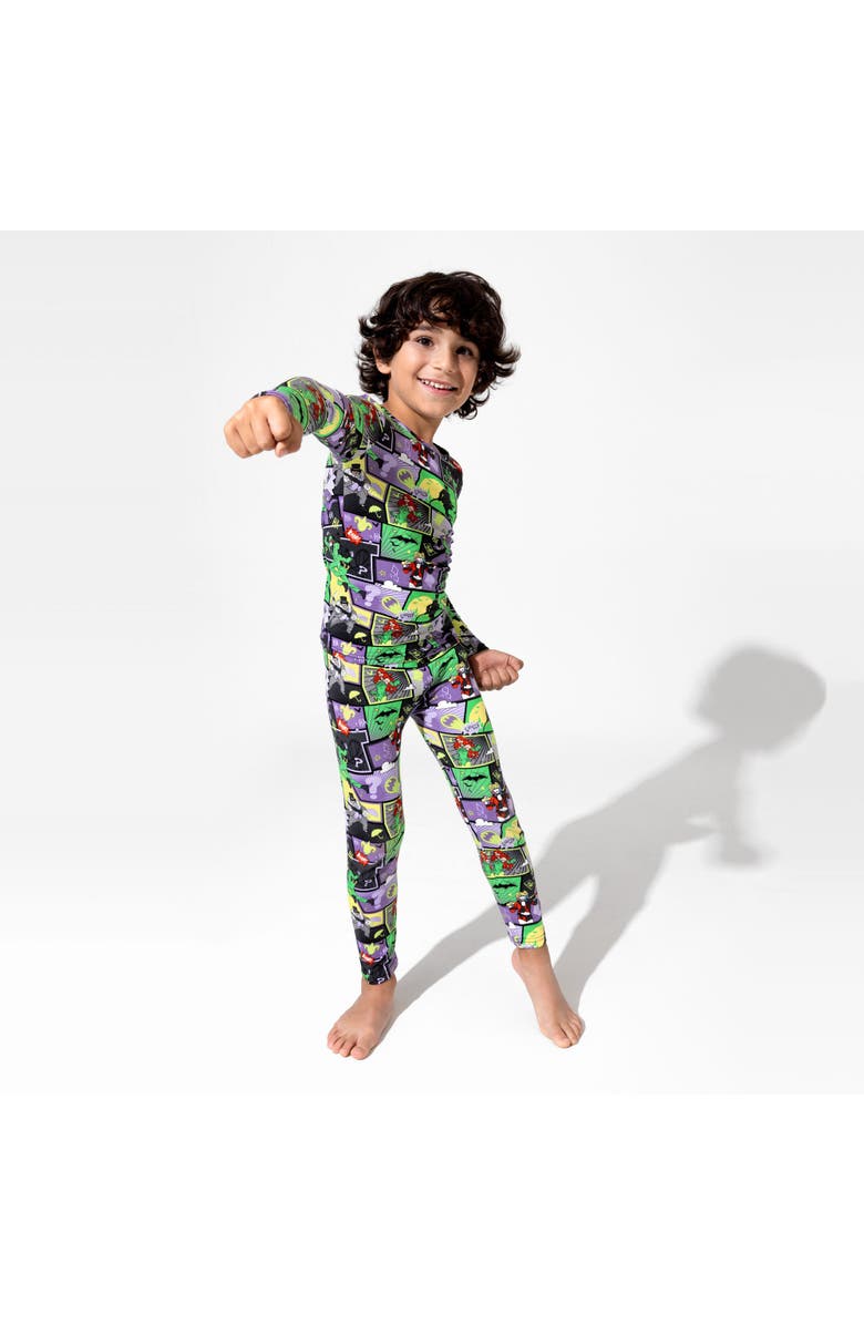 Bellabu Bear Kids' Batman Baddies Set of 2 Piece Pajamas, Alternate, color, Batman Baddies