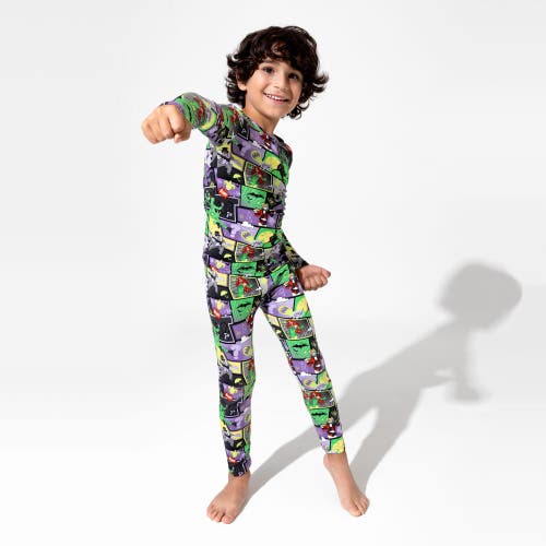 Bellabu Bear Kids' Batman Baddies Set Of 2 Piece Pajamas In Batman Baddies