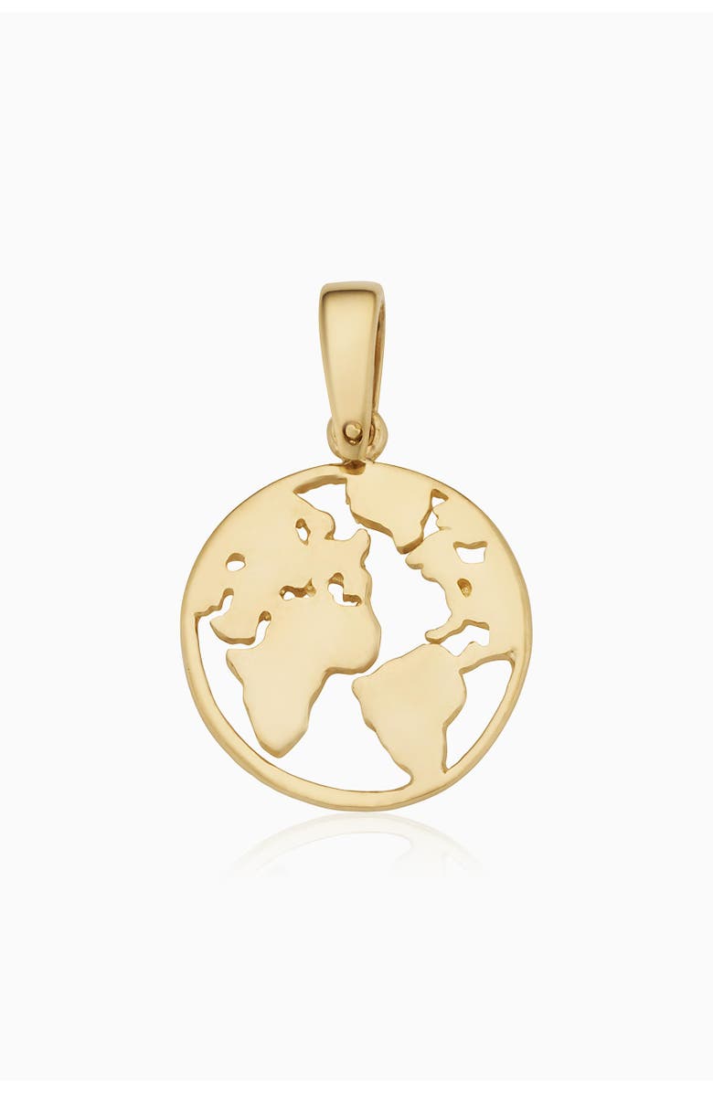 Oradina 14K Yellow Gold Joy to the World Pendant Necklace, Alternate, color, Yellow Gold