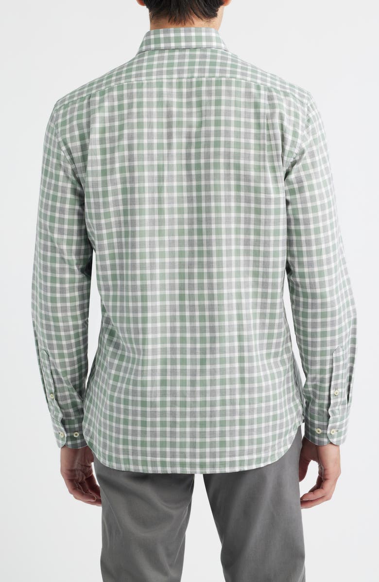 johnnie-O Peirce Check Cotton Button-Up Shirt, Alternate, color, Trails