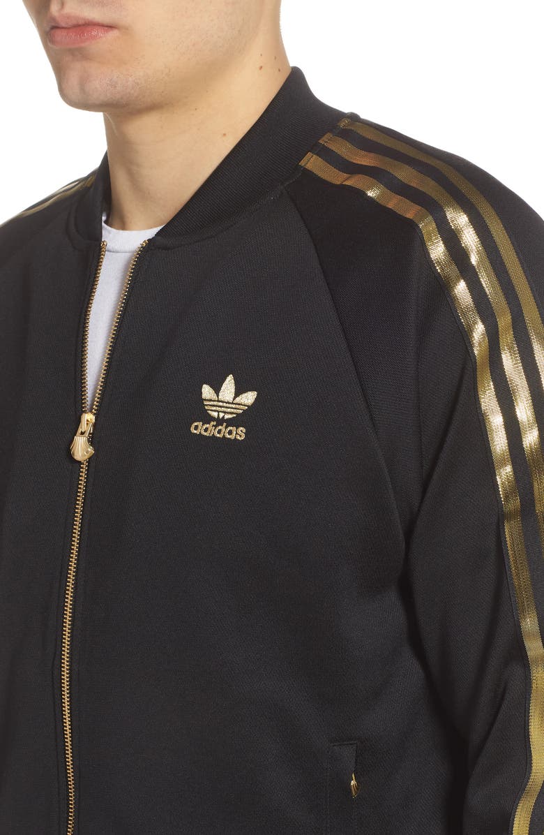 adidas Originals Superstar 24 Karat Track Jacket, Alternate, color, 
