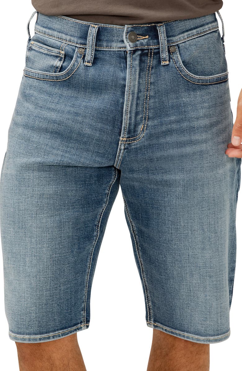 Silver Jeans Co. Gordie Relaxed Fit Denim Shorts, Alternate, color, Indigo