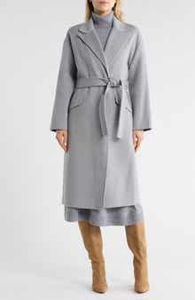 Theory Wool Blend Robe Coat
