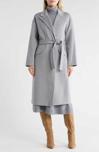 Theory Wool Blend Robe Coat