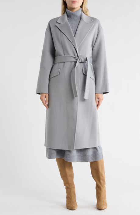 Theory Wool Blend Robe Coat
