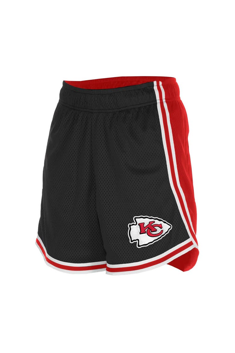 Women's New Era Black/Red Kansas City Chiefs Sport Classics Mesh Shorts, Alternate, color, Black