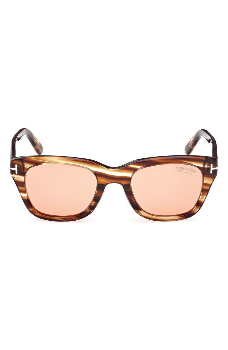 TOM FORD 52mm Square Sunglasses, Main, color,