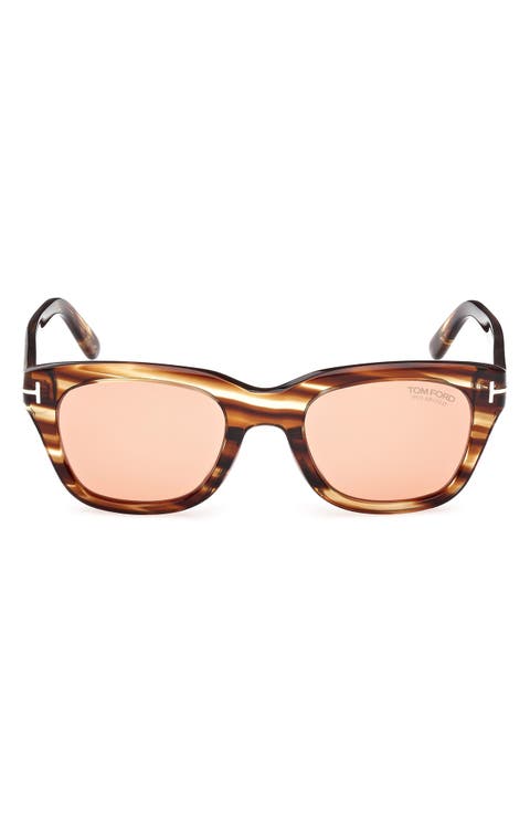 52mm Square Sunglasses