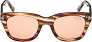 TOM FORD 52mm Square Sunglasses