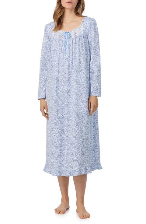 Long Sleeve Cotton Nightgown