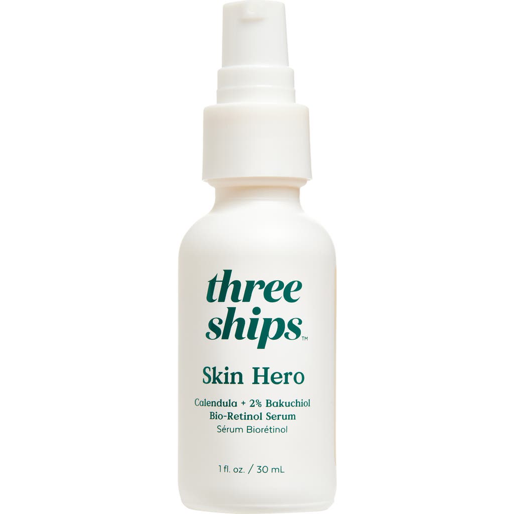 Three Ships Skinhero™ Calendula + 2% Bakuchiol Bio-retinol Serum In Transparent