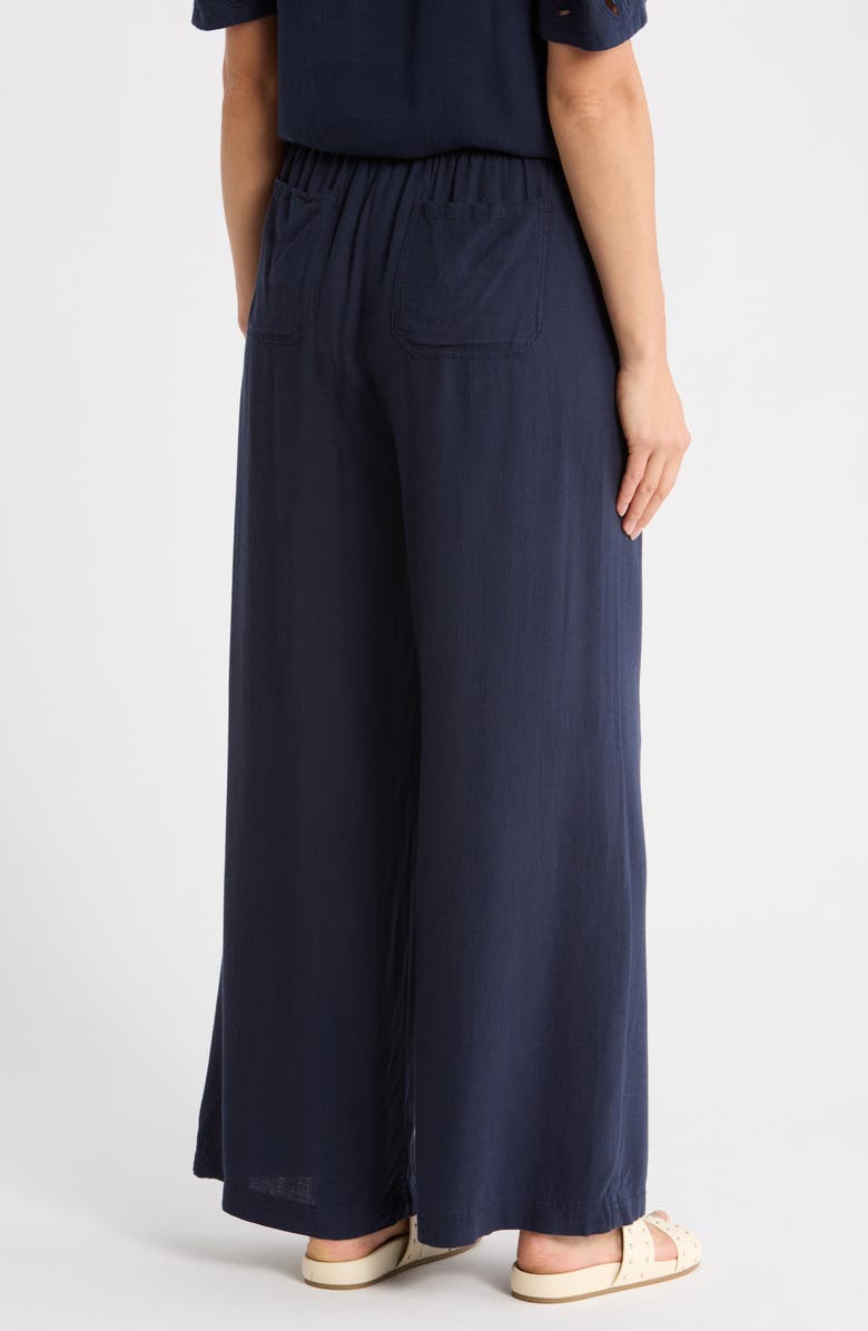 Splendid Cayden Wide Leg Pants, Alternate, color, Navy Blue