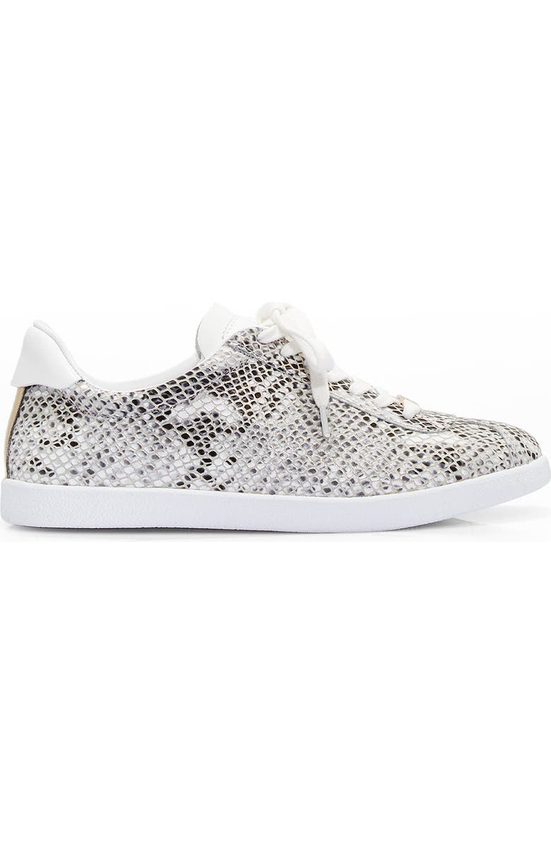 PAIGE Amy Snakeskin Embossed Sneaker, Alternate, color,
