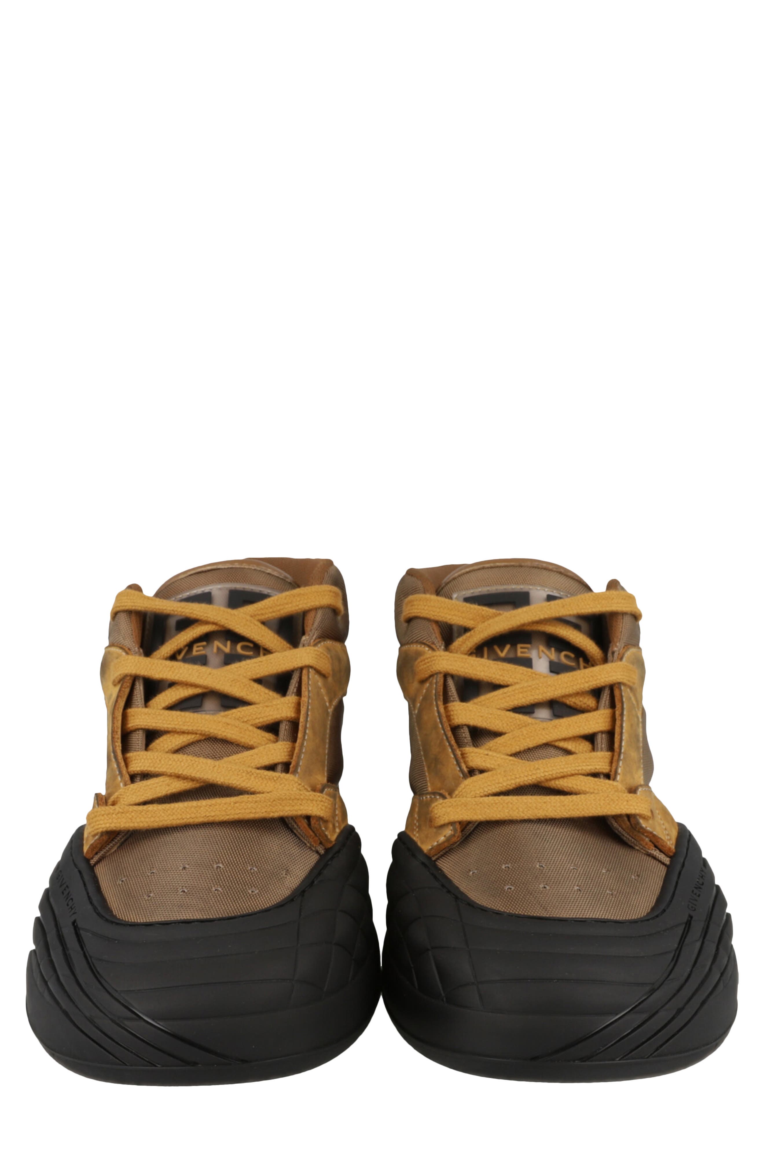 Givenchy Suede Trim Mid Top Sneaker, Alternate, color, Brown/ Beige