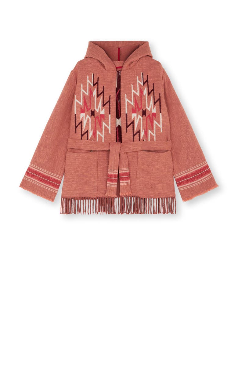 Fortela Navajo Pattern Hooded Jacket, Main, color, Multicolor