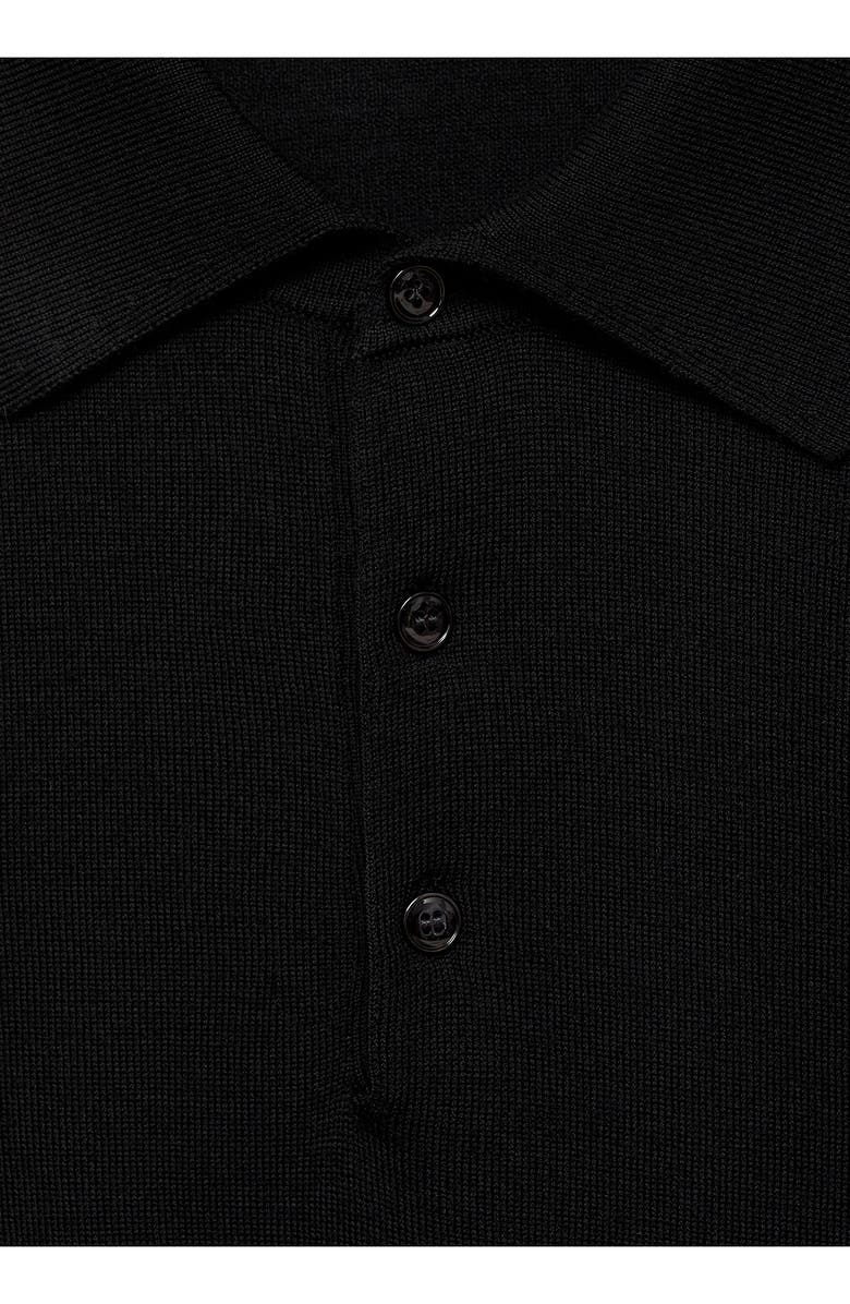 MANGO Merino Wool Polo Sweater, Alternate, color,