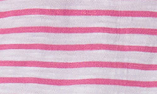 Shop Hatley Cherry Embroidered Cotton T-shirt & Leggings Set In Pink Carnation
