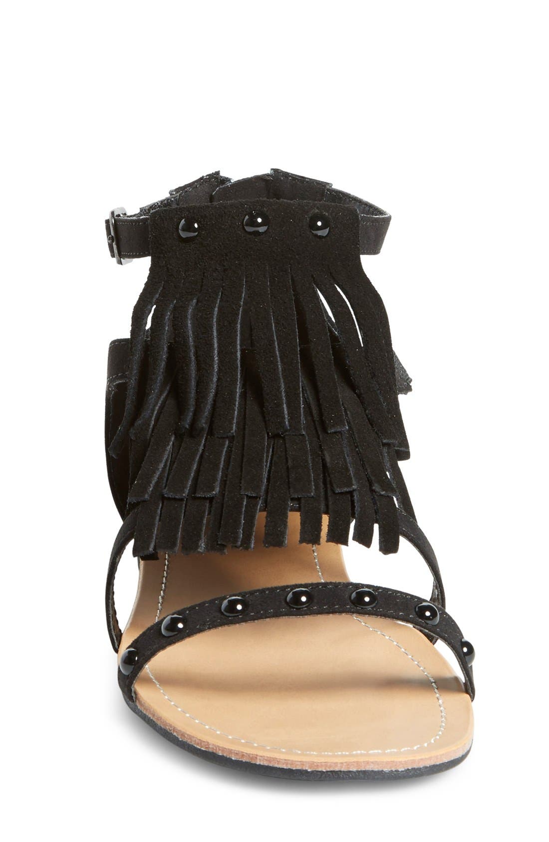 Ivanka Trump 'Bey' Fringe Sandal, Main, color, 