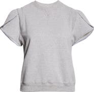 3.1 Phillip Lim Tulip Sleeve French Terry Sweatshirt