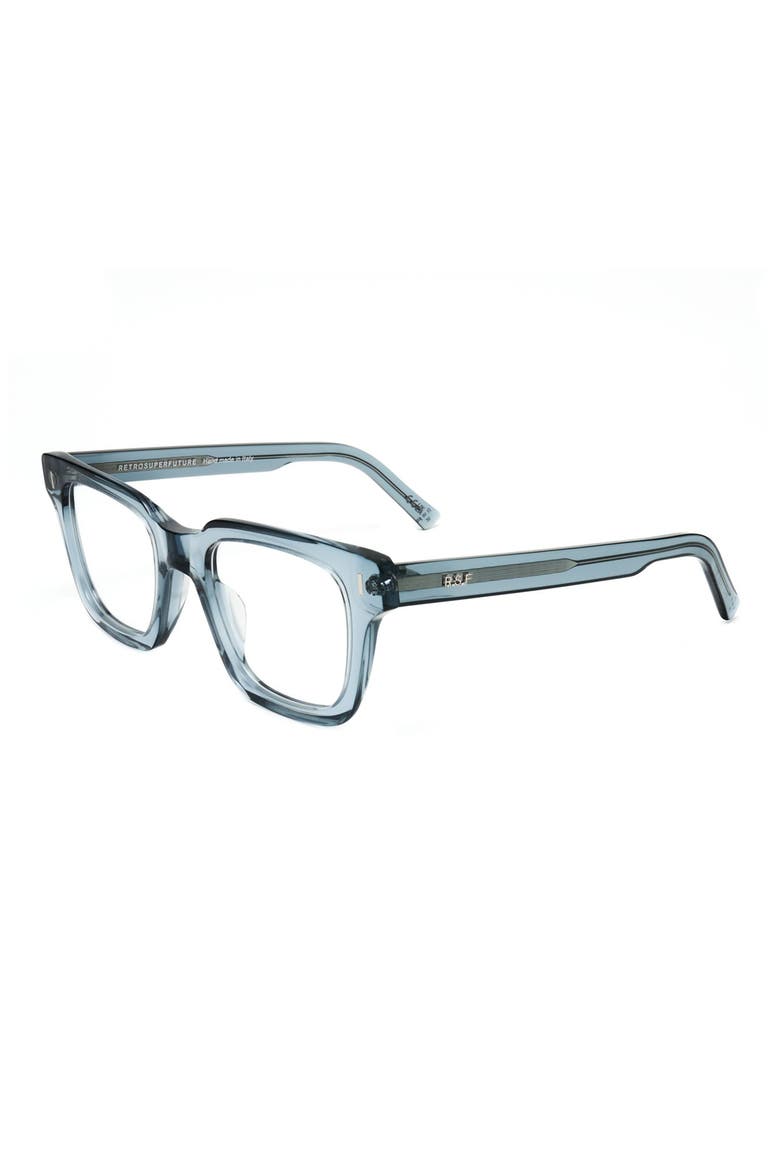 50mm Rectangular Optical Glasses, Alternate, color, BLUE