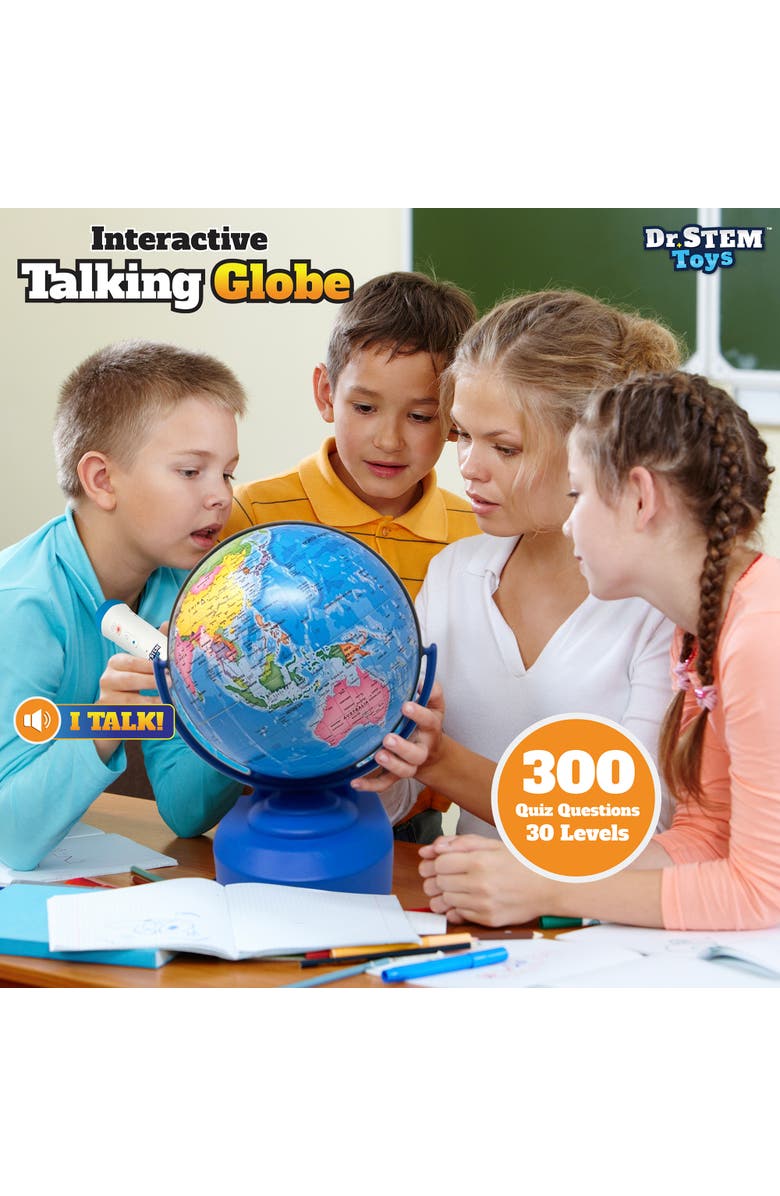 Dr. STEM Toys Interactive Talking Globe Touch and Learn, Alternate, color, Multicolored