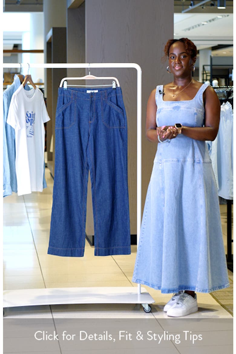 Wide Leg Ankle Jeans video