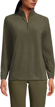 Lands' End Anyweather Fleece Quarter Zip Pullover