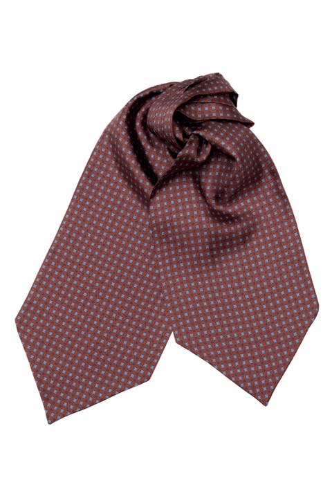 Navona - Silk Ascot Cravat Tie for Men