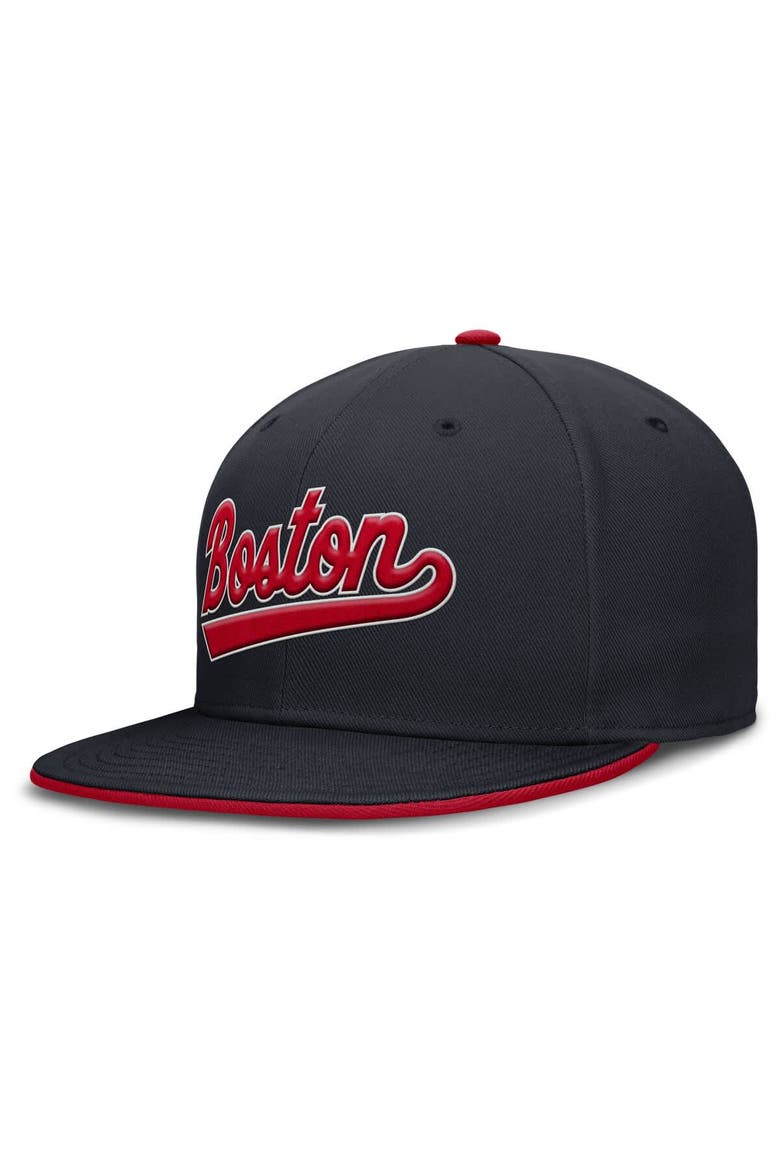 Men's Nike Navy Boston Red Sox True Performance Fitted Hat, Alternate, color, Navy