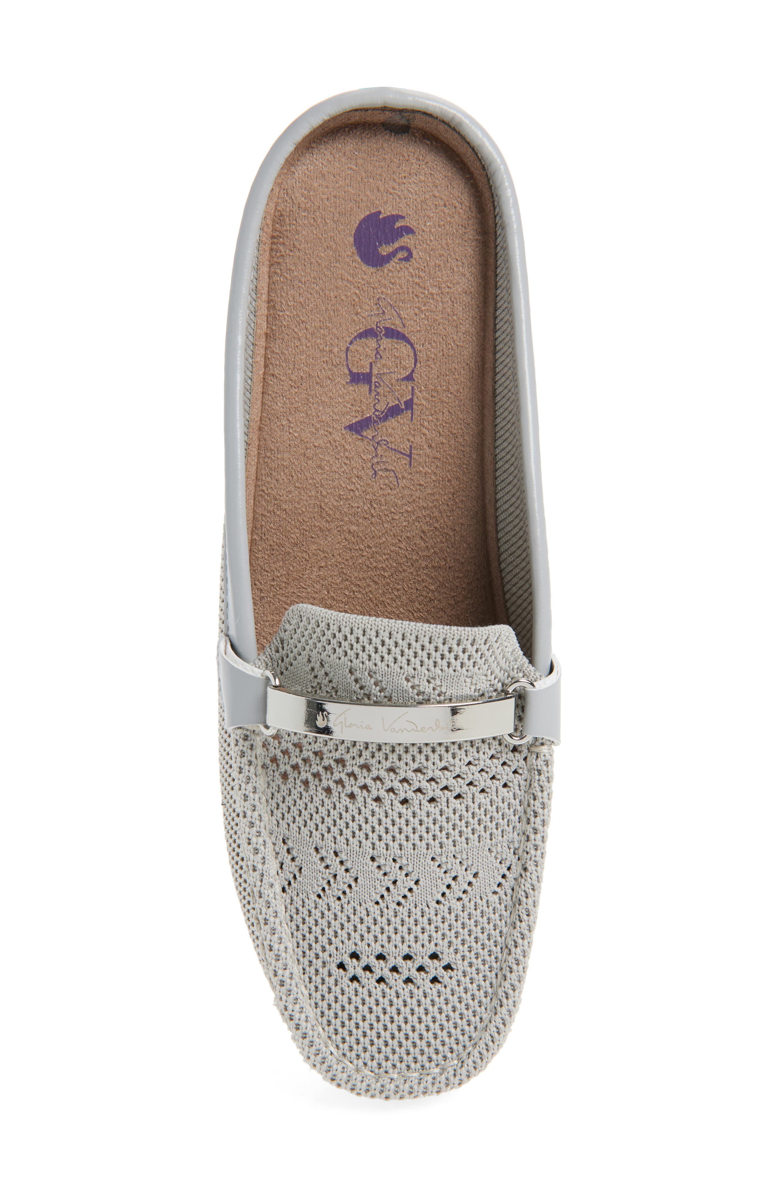 Annalise Signature Bar Knit Mule, Alternate, color, GREY