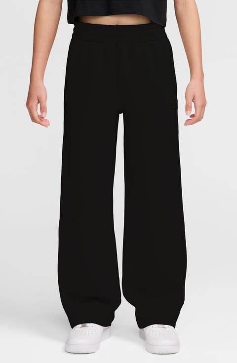Kids' Sportswear Club Open Hem Pants