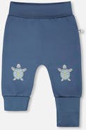 Deux par Deux Organic Cotton Jersey Evolutive Turtle Drift Pants