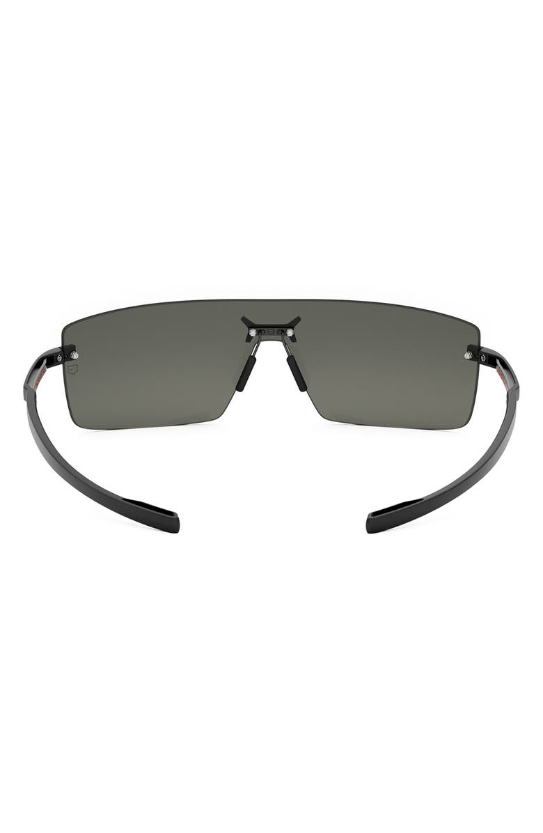 TAG Heuer Flex 136mm Mask Sunglasses, Alternate, color, Black/ Smoke