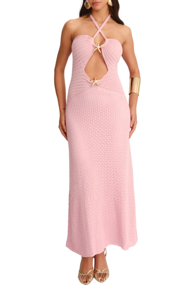 Capittana Zully Cutout Cover-Up Dress, Main, color, Pink
