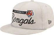 New Era Men's New Era Gray Cincinnati Bengals Cord Rope Corduroy 9FIFTY Snapback Hat