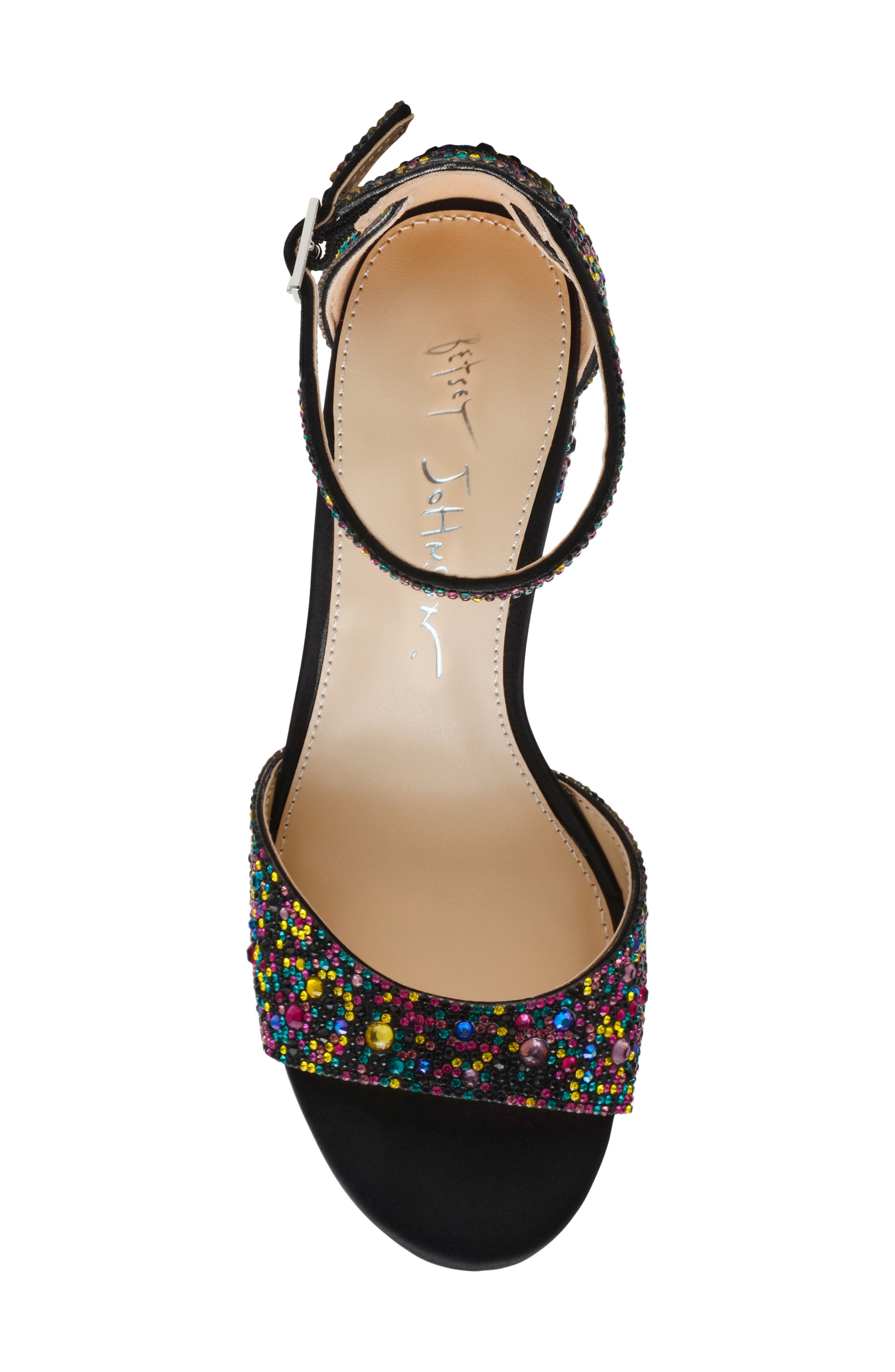 Betsey Johnson Kami Sandal, Alternate, color, Black Multi